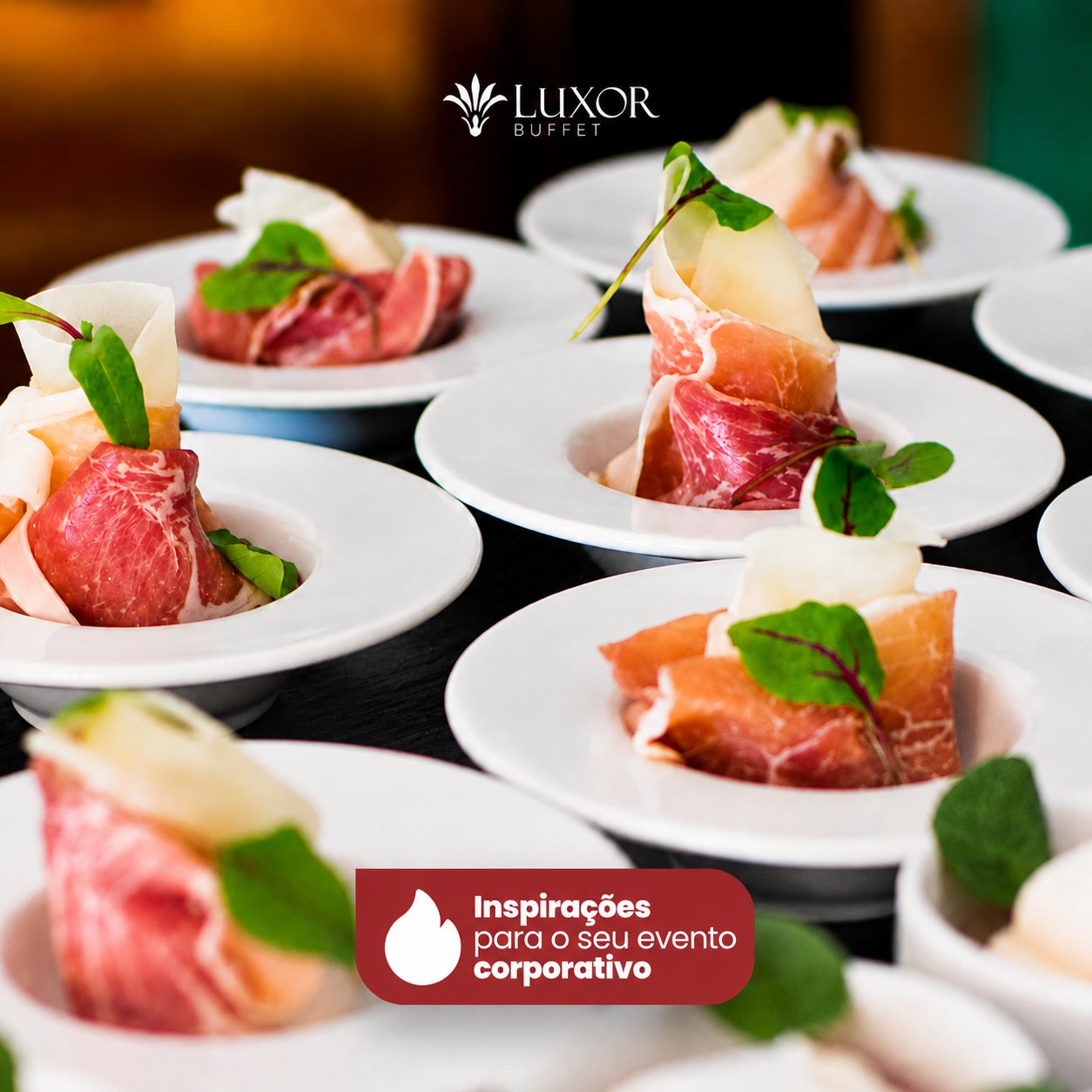 Canapés e gastronomia para evento corporativo